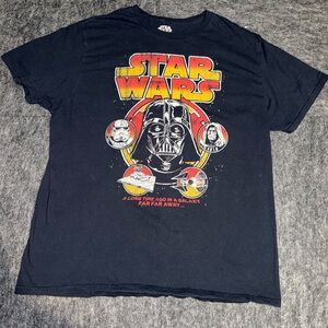 Star Wars Kids Black and Red Graphic Tee